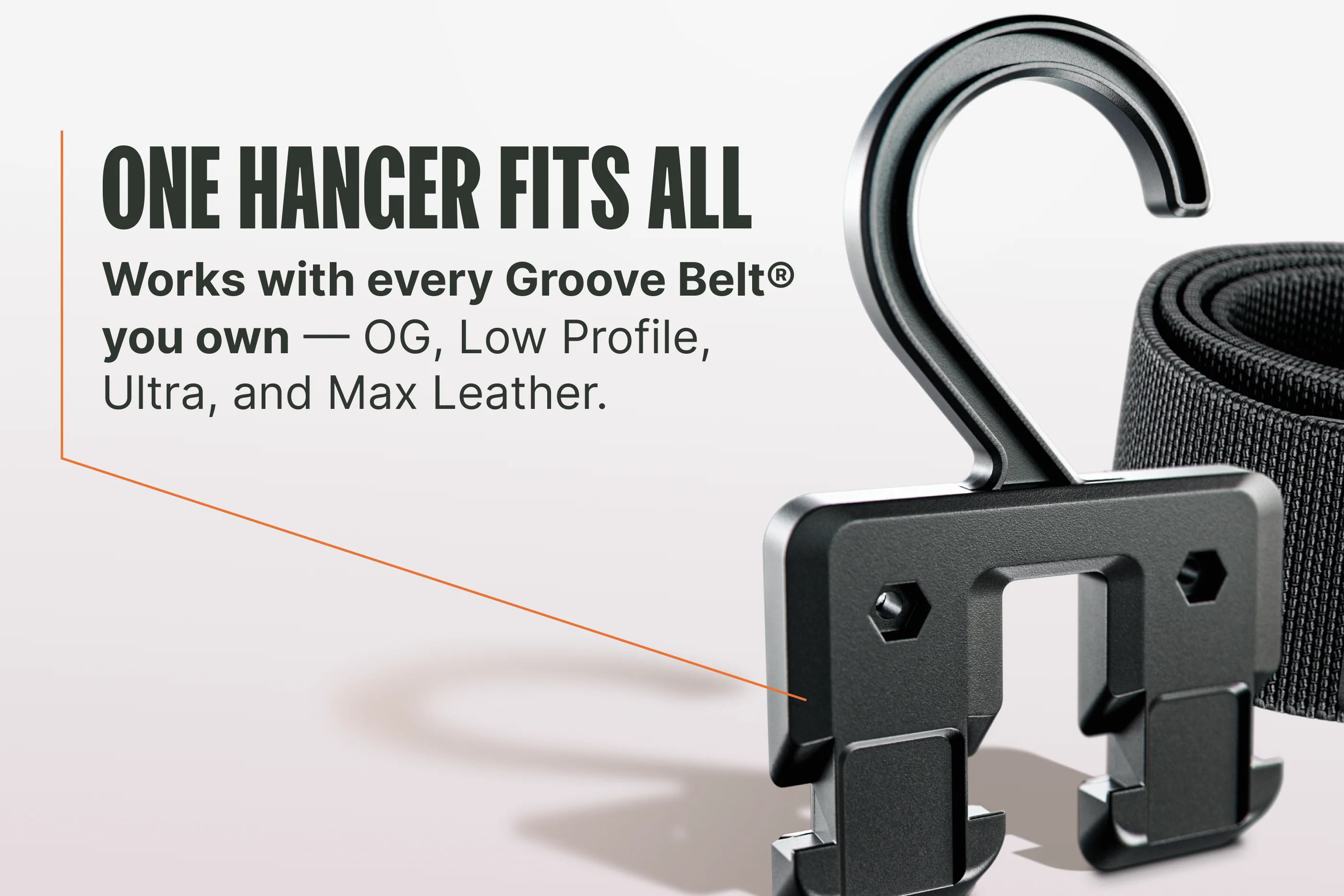 Groove Belt® Hanger - Image 2