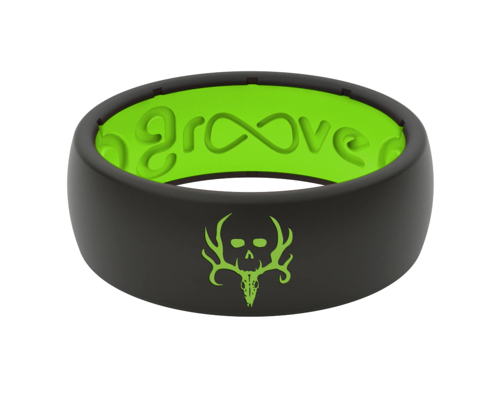 Bone Collector Black & Green Ring - Image 3