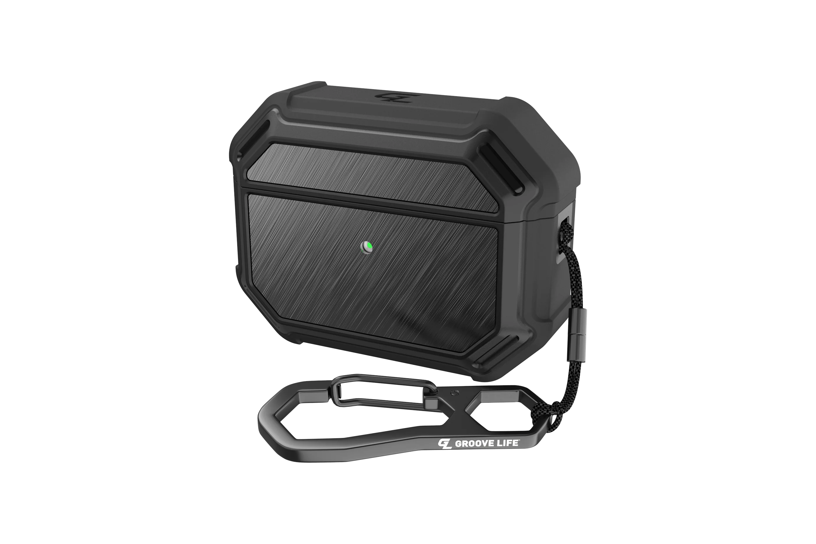 Groove Case Black/Black Aluminum for AirPods Pro