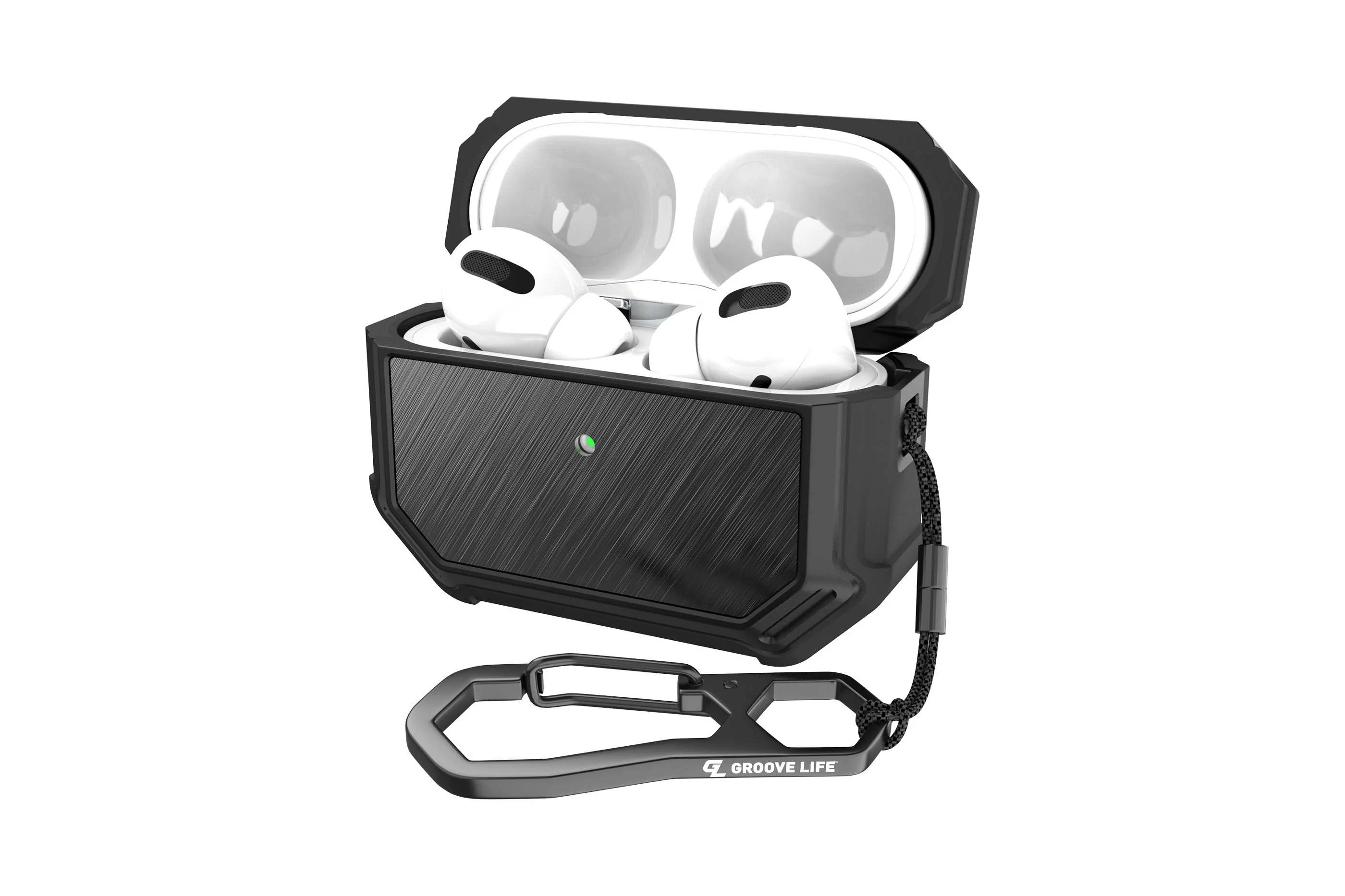 Groove Case Black/Black Aluminum for AirPods Pro - Image 2