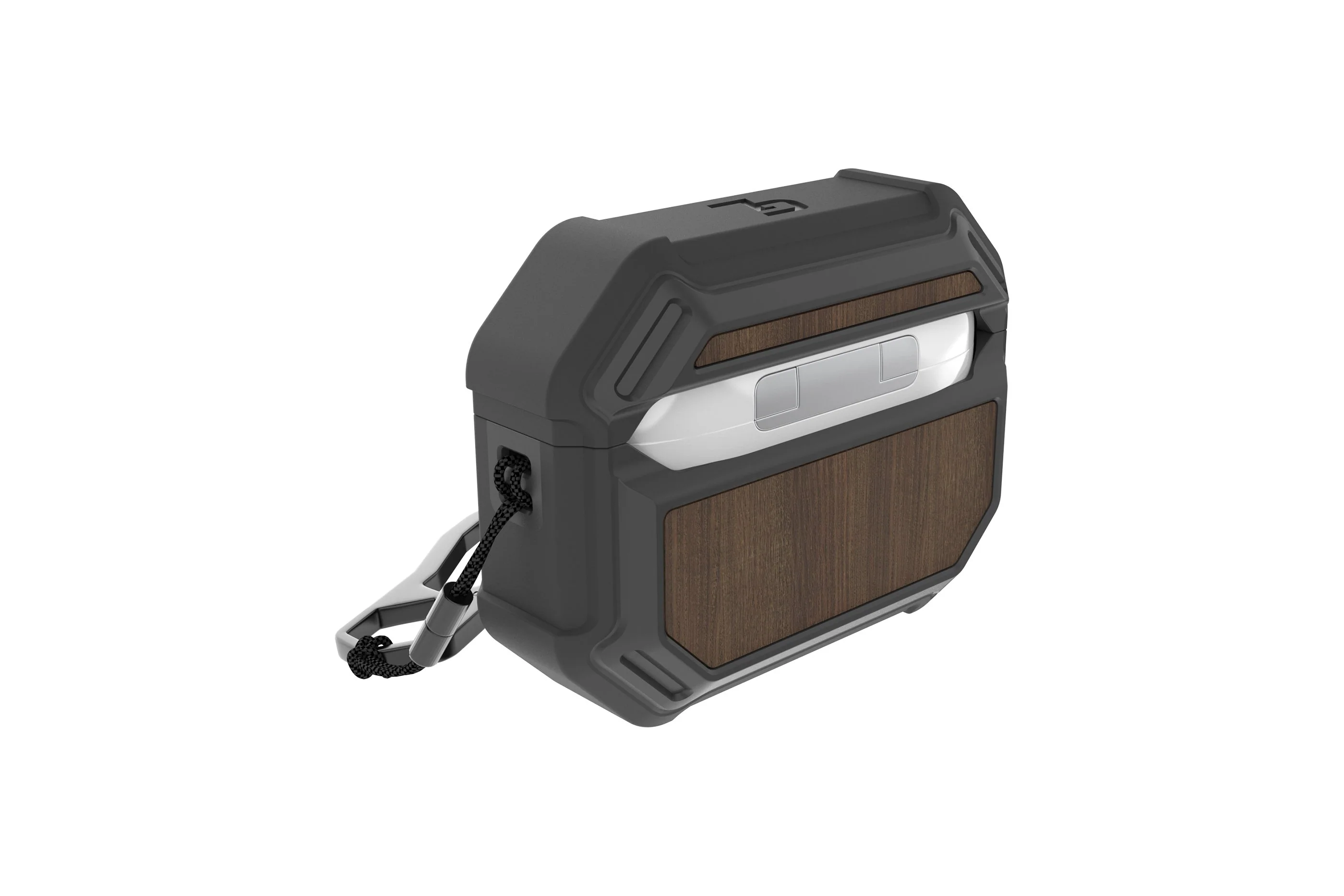 Groove Case Gun Metal/Walnut for AirPods Pro - Image 3