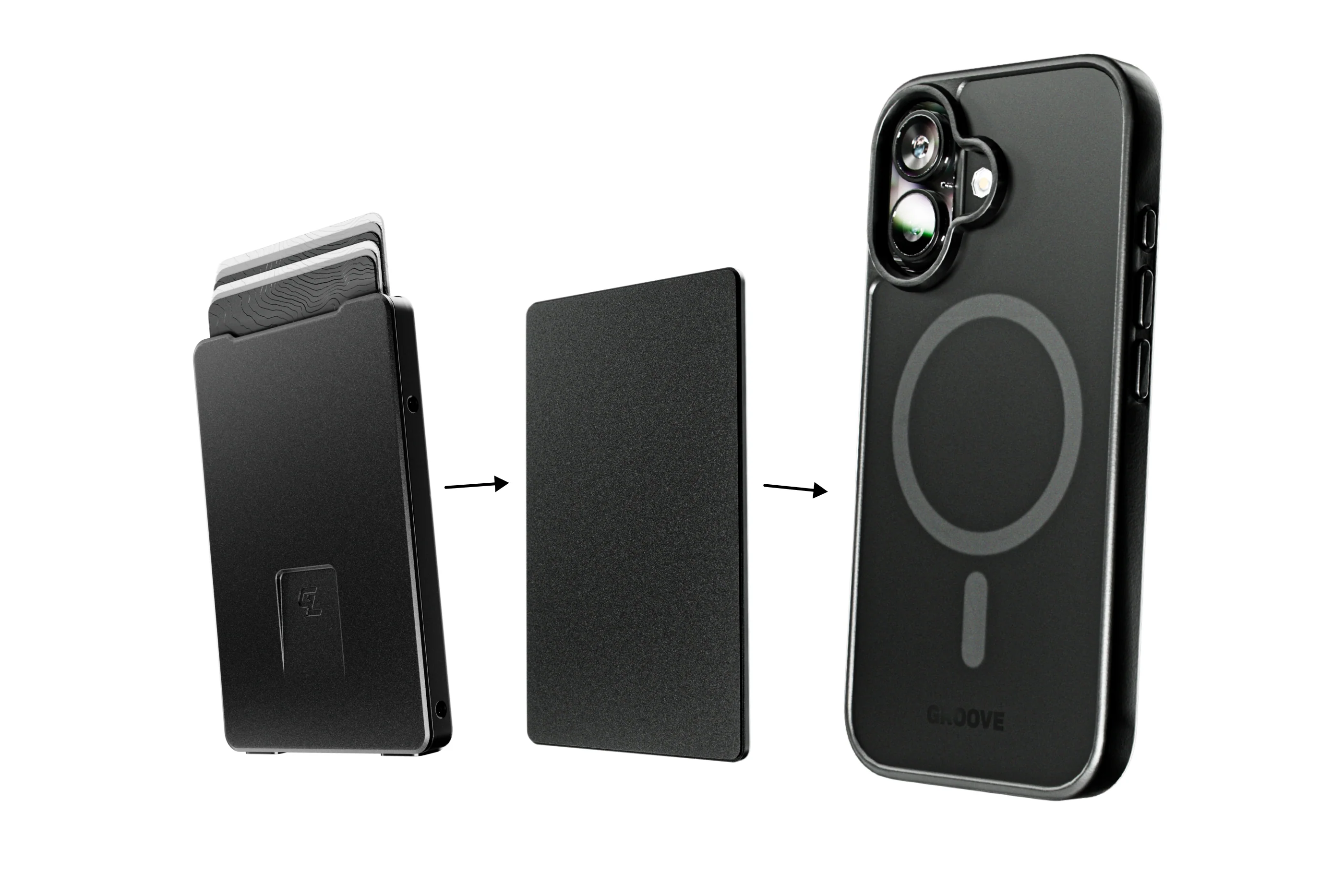 Groove Smart Wallet Trace with MagSafe - Midnight Black - Image 8