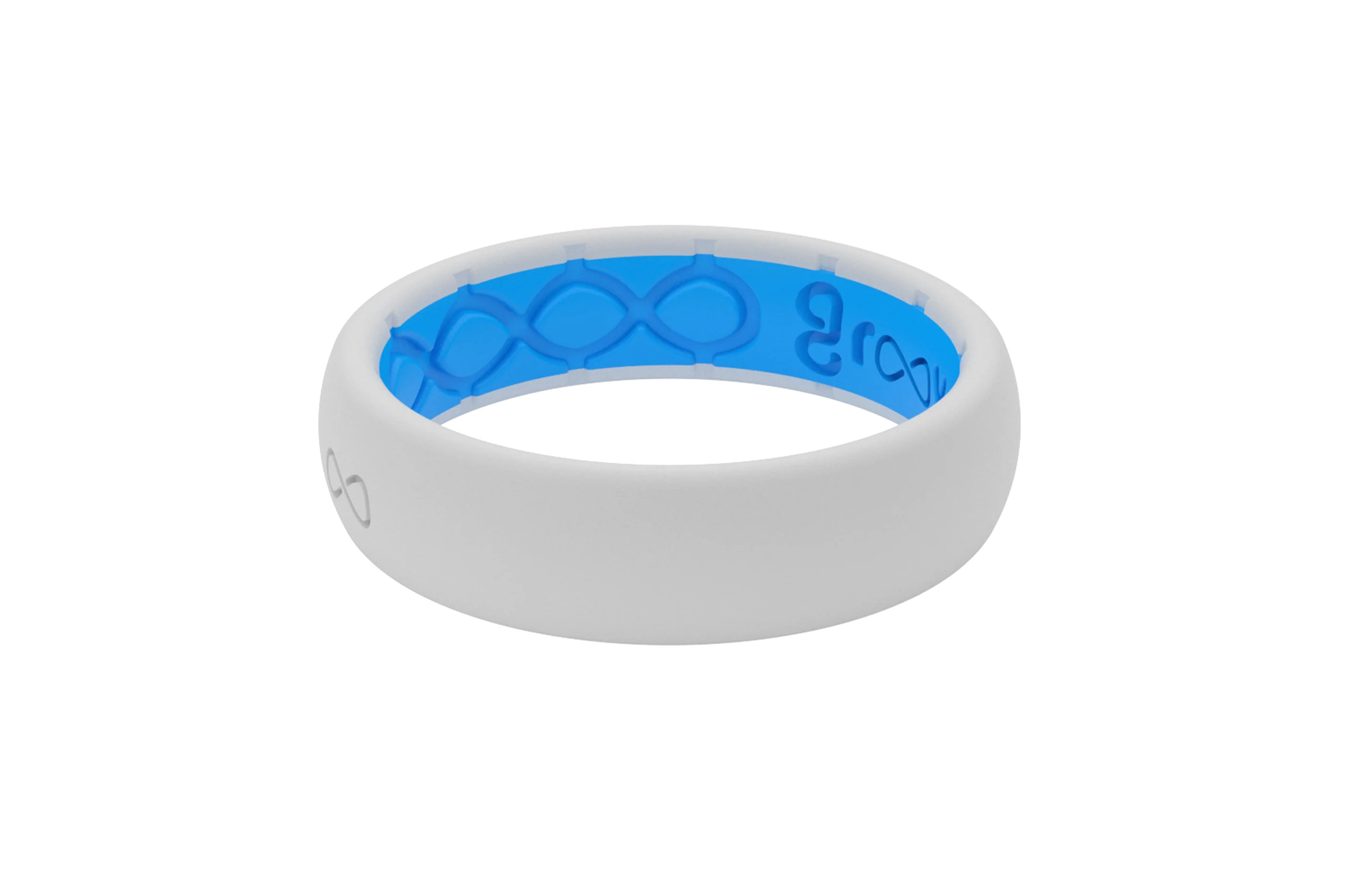 Solid Snow Thin Ring - Image 3