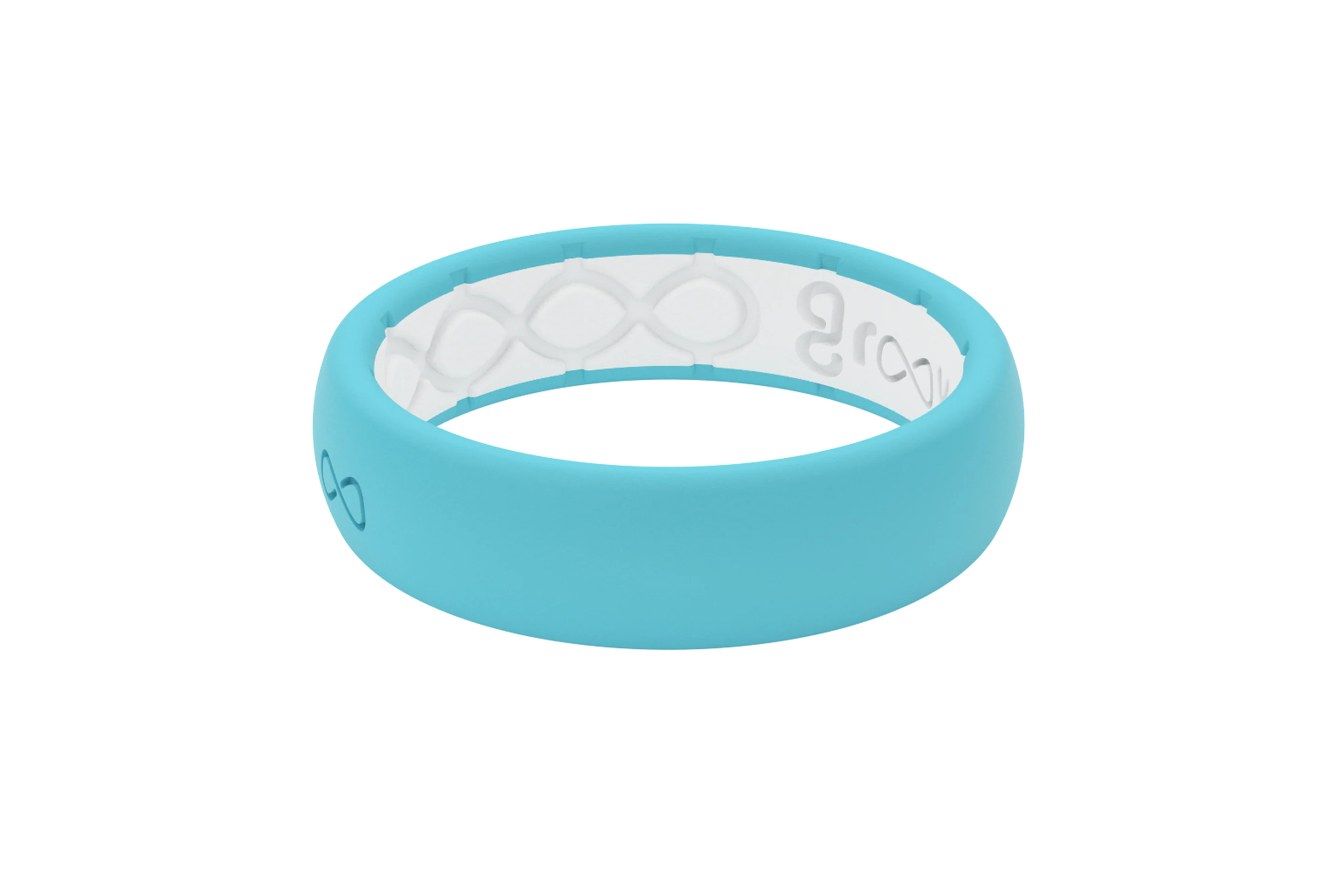 Solid Turquoise Thin Ring - Image 3