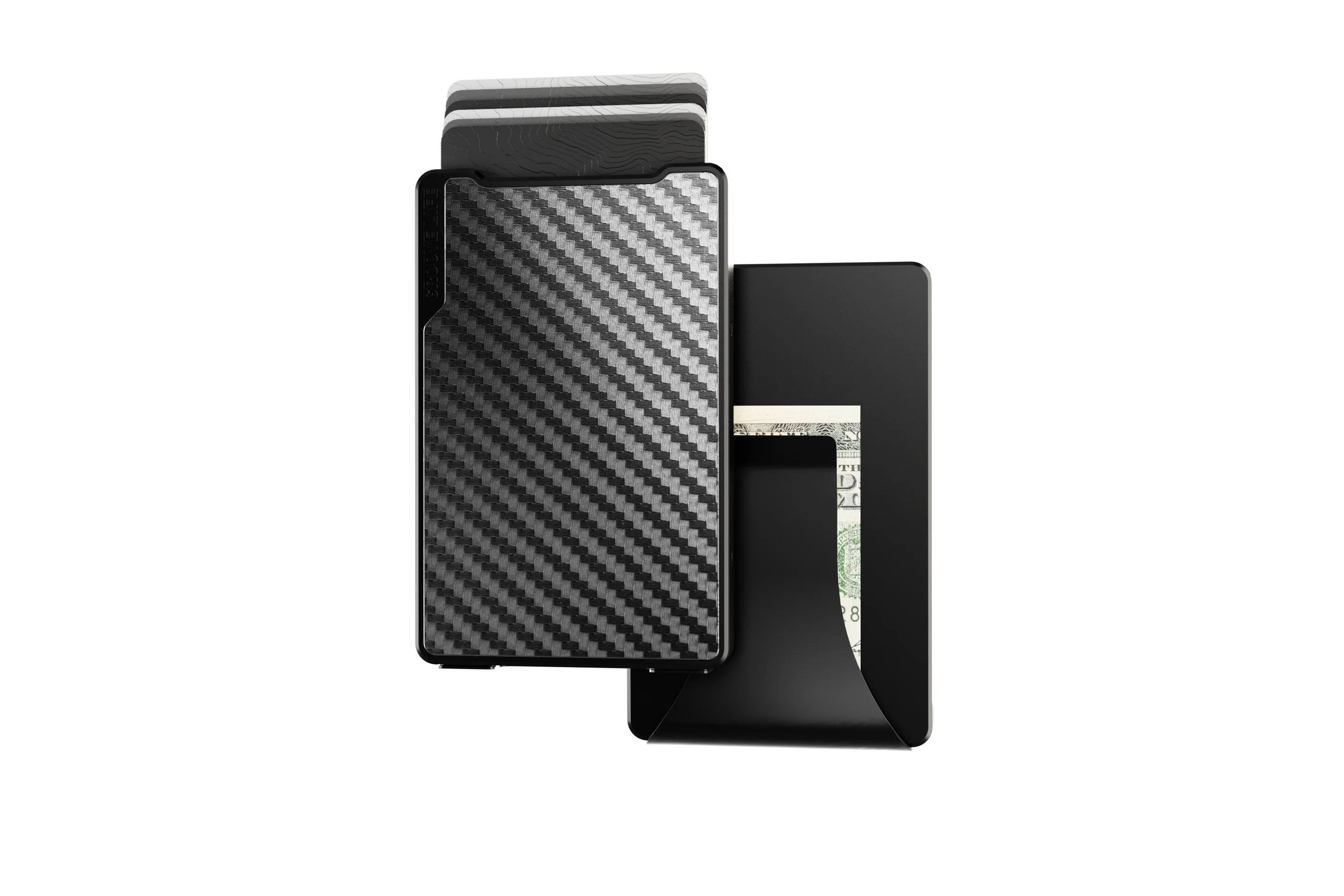 Groove Wallet® Carbon Fiber - Midnight Black - Image 2