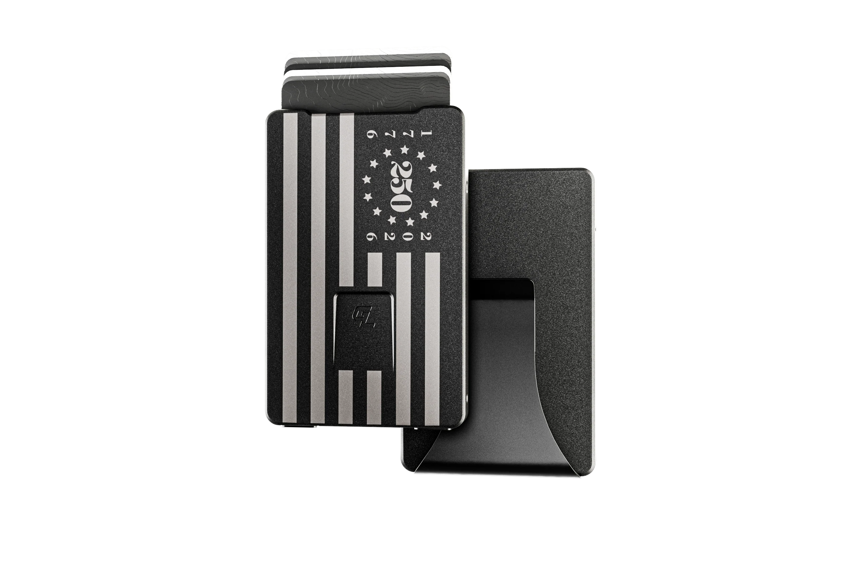 Groove Wallet® - Midnight Black 250th Flag