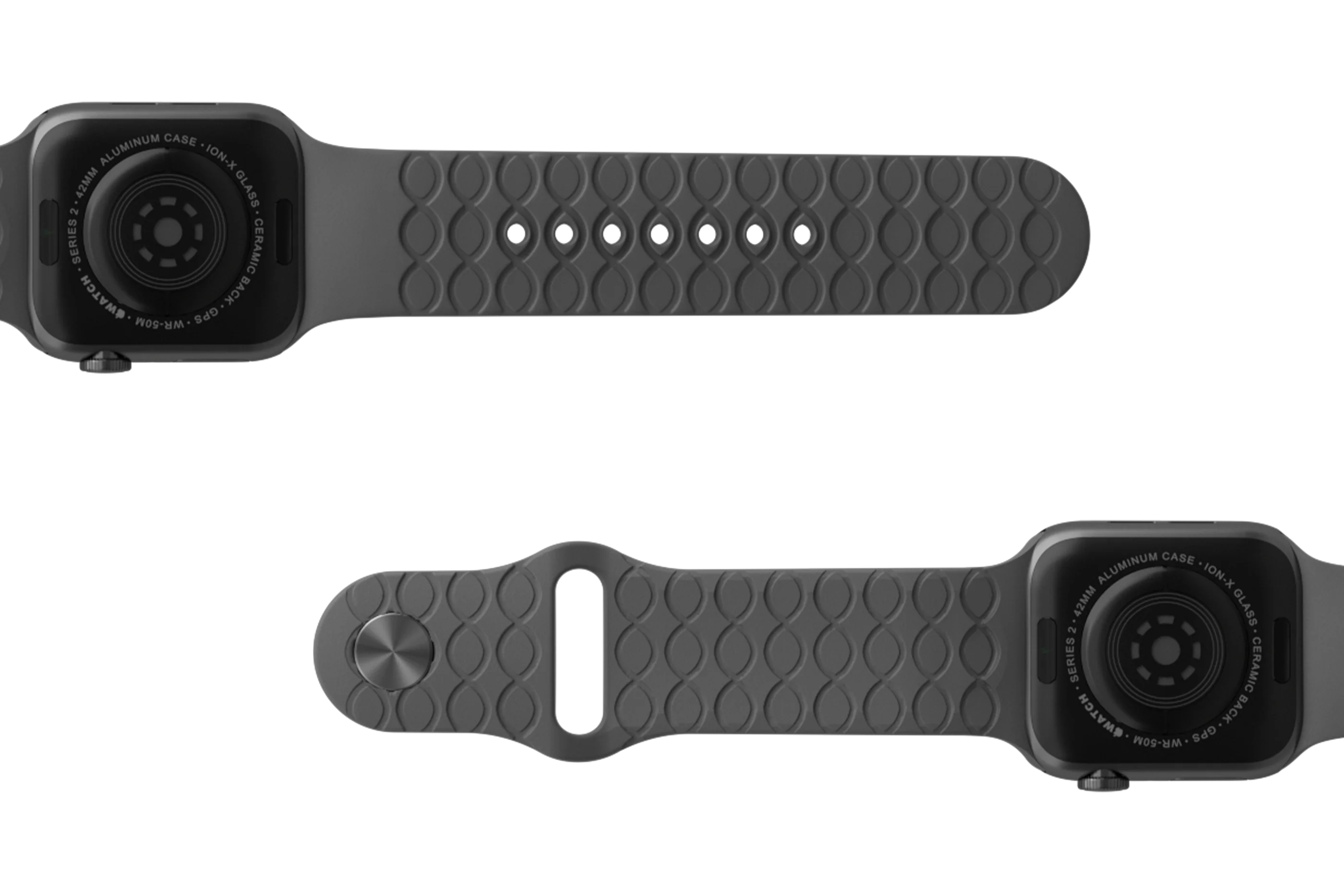 Apple Watch Band Solid Deep Stone Grey - Image 4