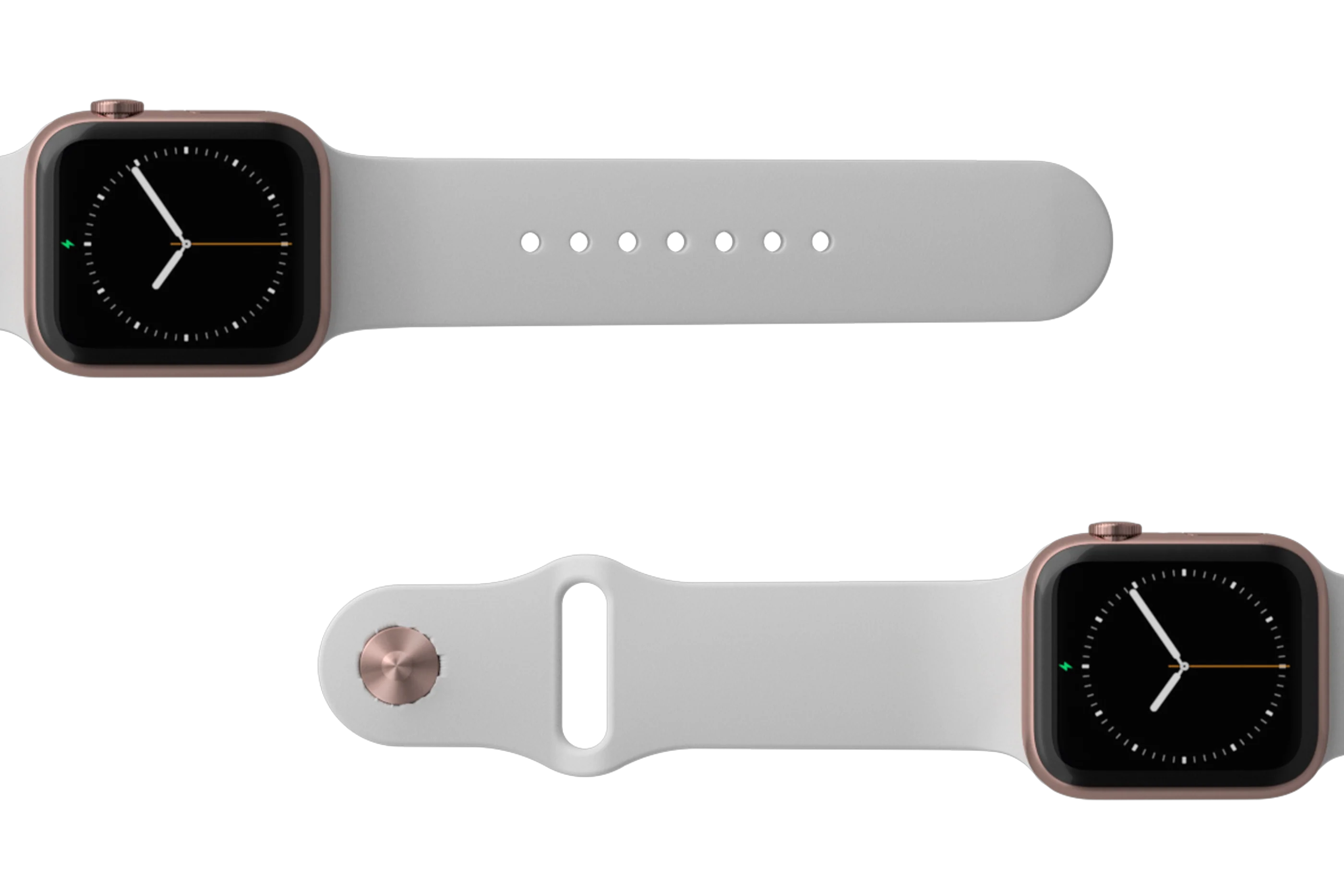 Apple Watch Band Solid White - Image 3