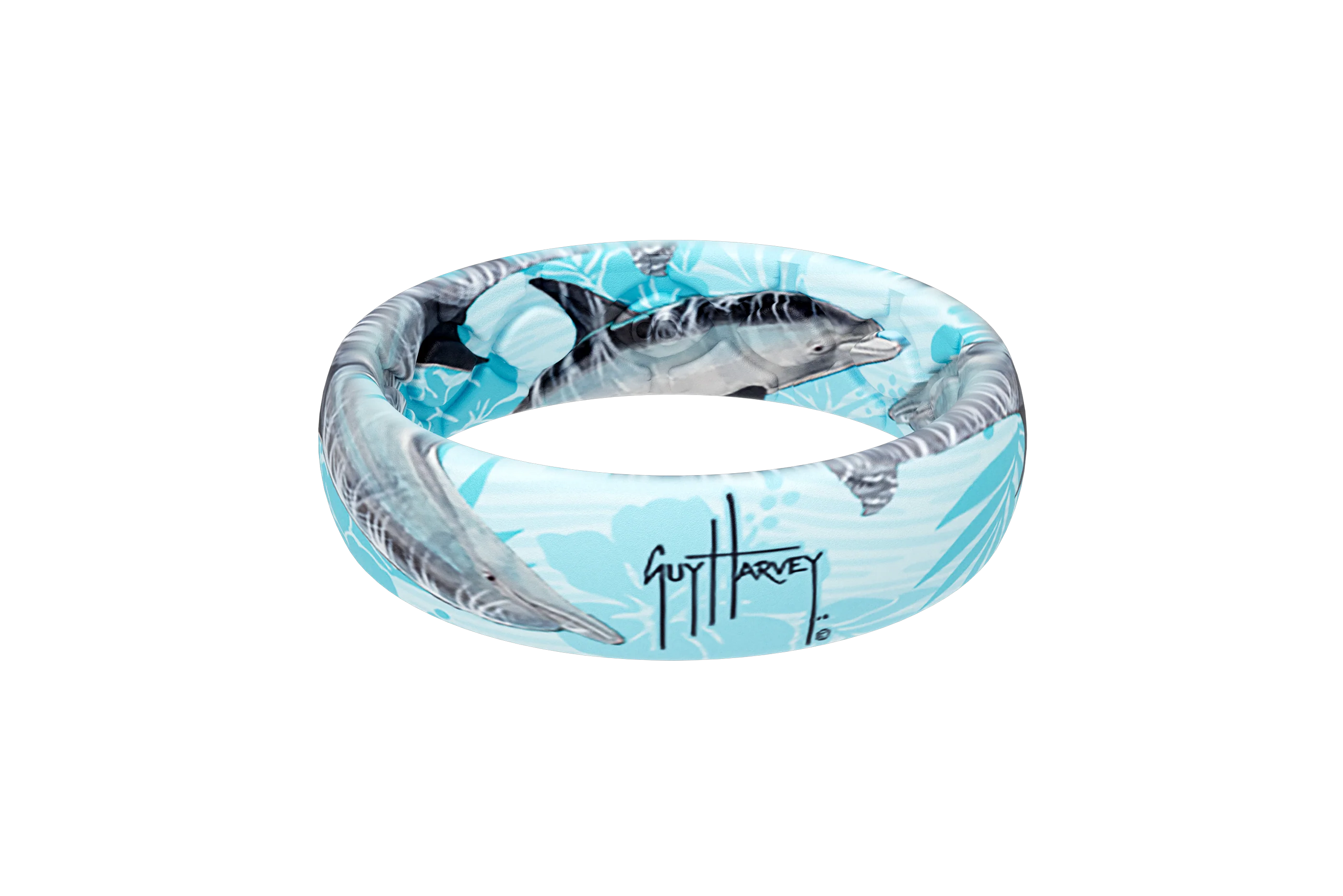 Guy Harvey Dolphin Thin Ring