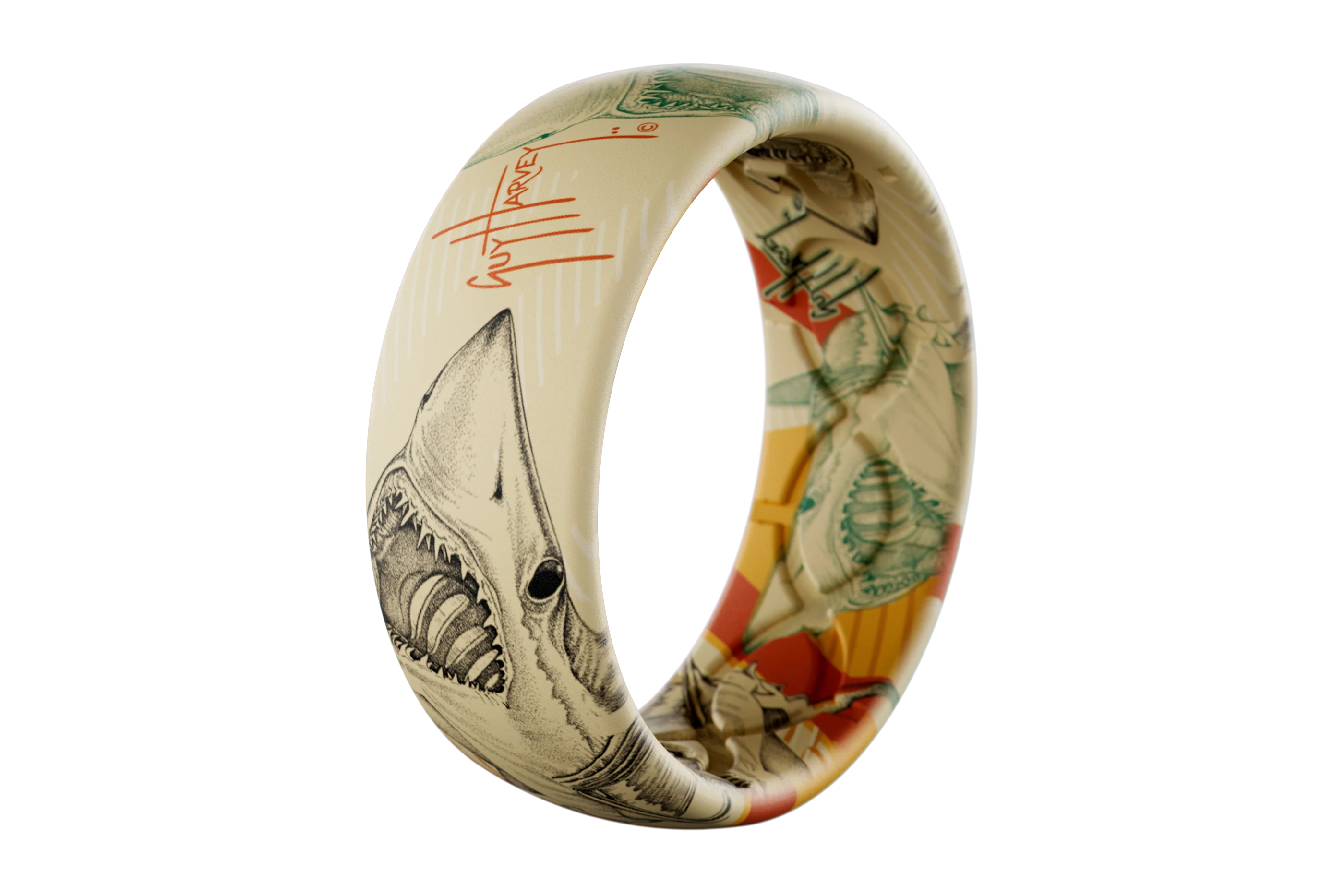 Guy Harvey Mako Shark Ring - Image 3