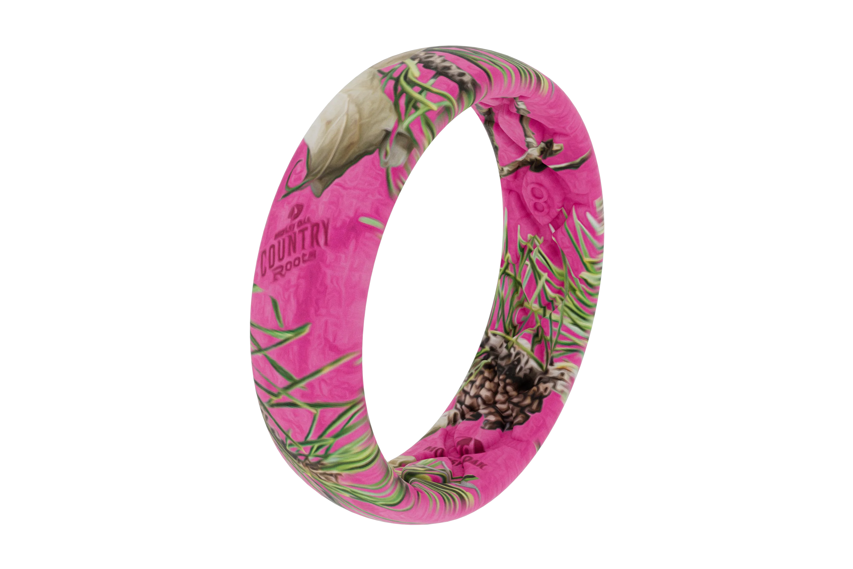 Mossy Oak Country Roots - Hot Pink Camo Thin Ring - Image 3