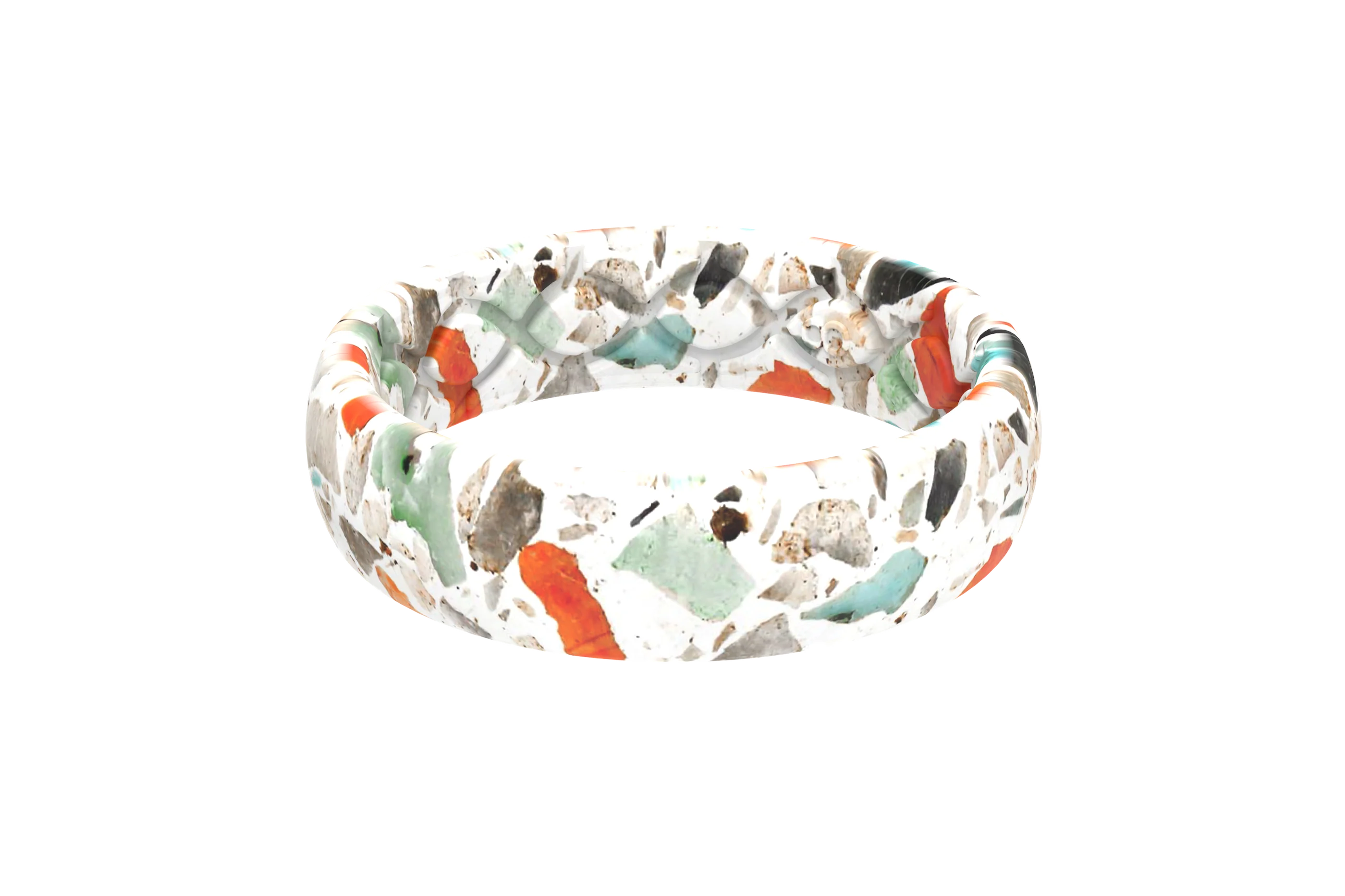 Sea Glass Thin Ring - Image 3