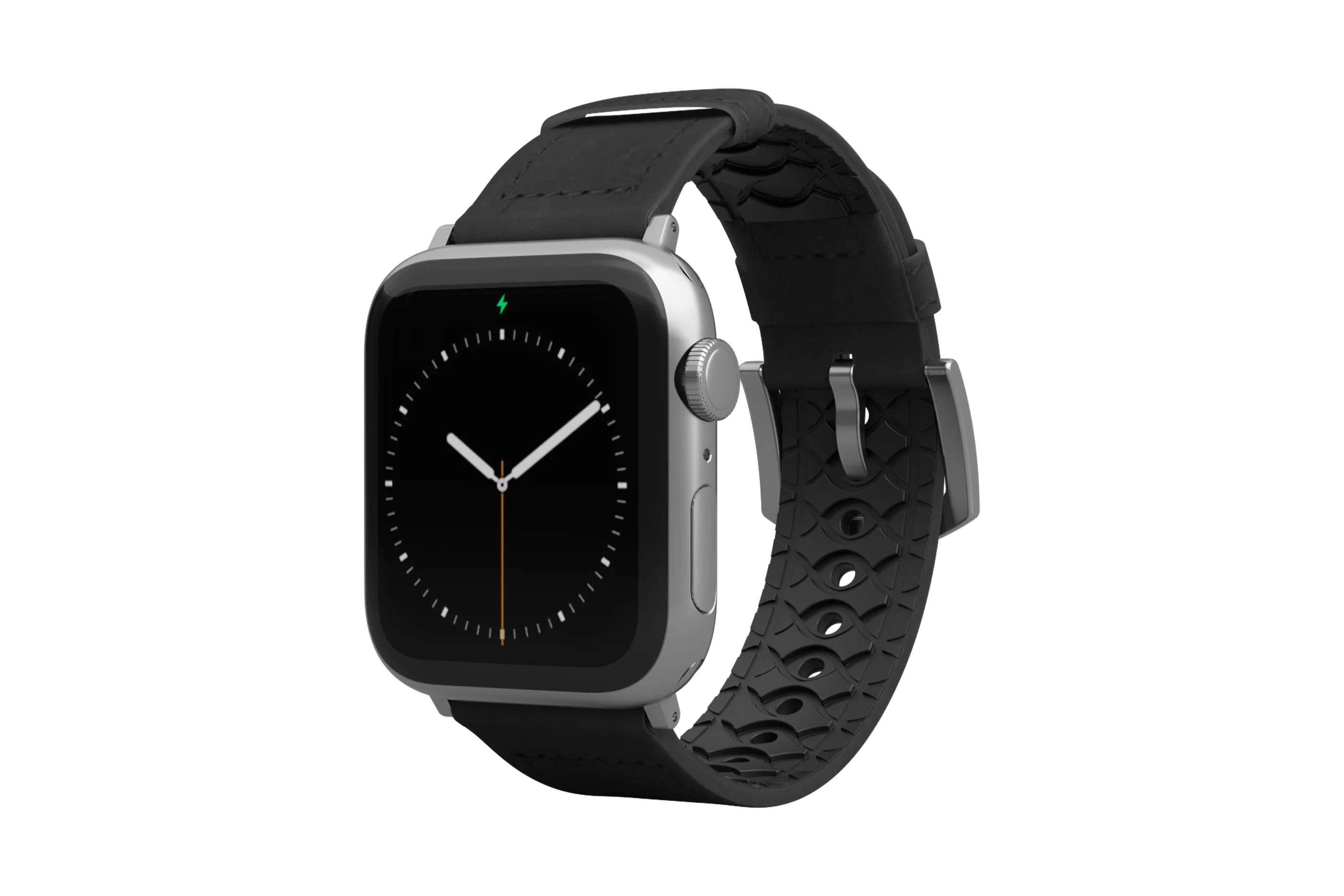 Vulcan Obsidian - Black Apple Leather Watch Band - Image 4