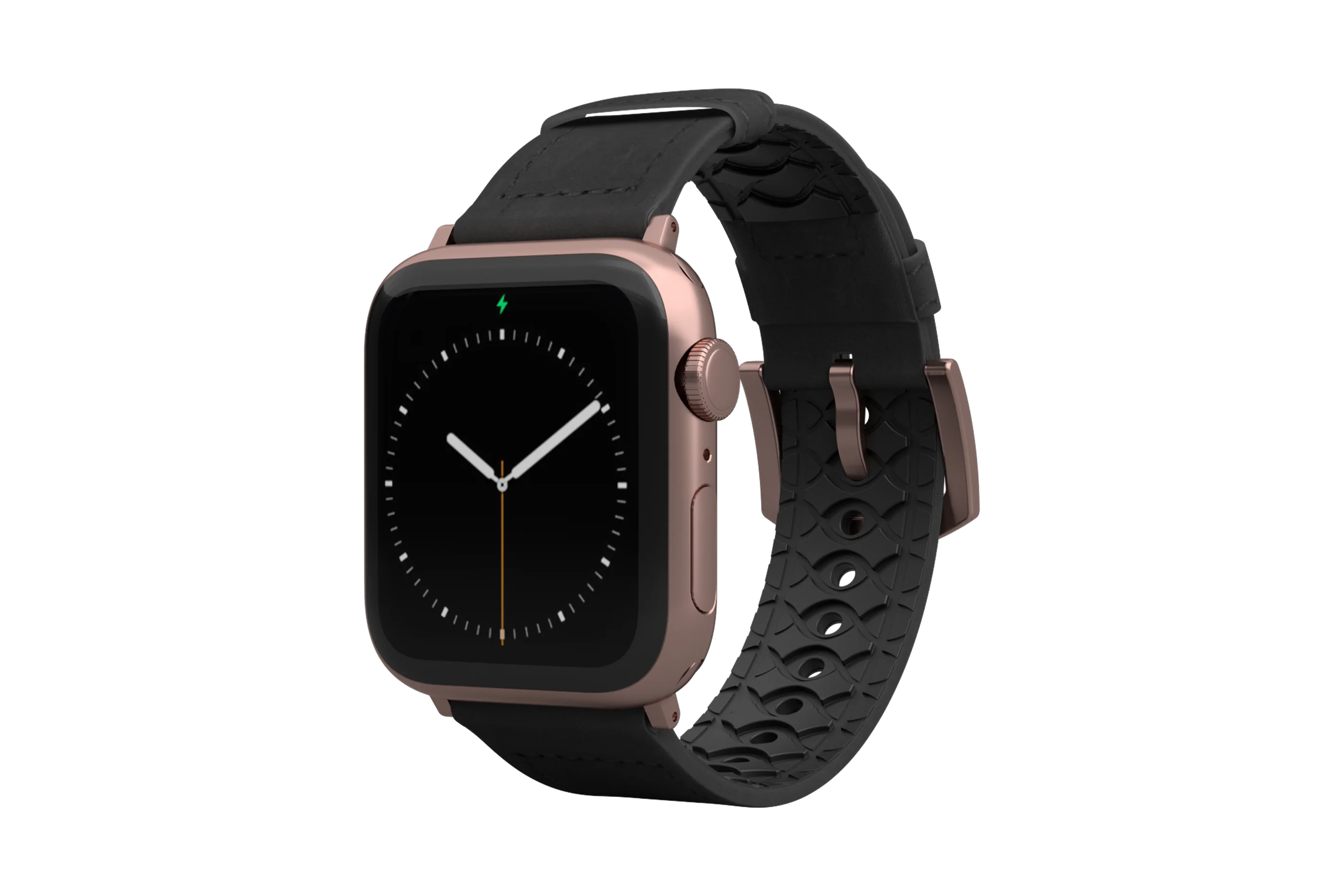Vulcan Obsidian - Black Apple Leather Watch Band - Image 5